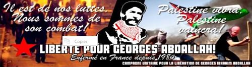 APPEL AU MOIS INTERNATIONAL D’ACTIONS POUR LA LIBERATION DE GEORGES ABDALLAH du 24 septembre au 23 octobre 2021
